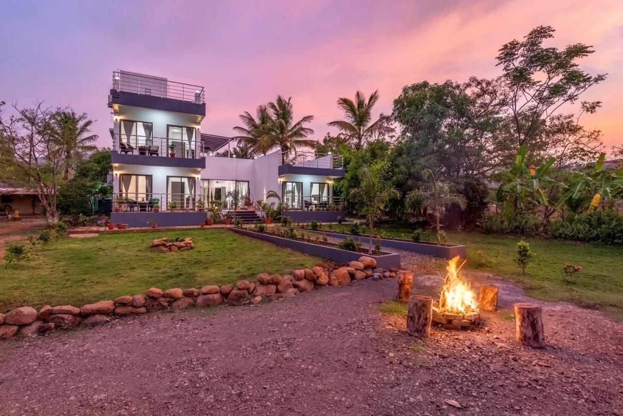 Saffronstays Lakeview Nivara - Farm Stay Villa With Private Pool Near Пуна Экстерьер фото